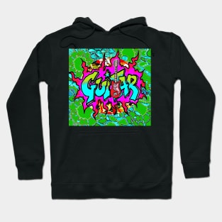 Guitar Bass Rock pop Art 1 Hoodie